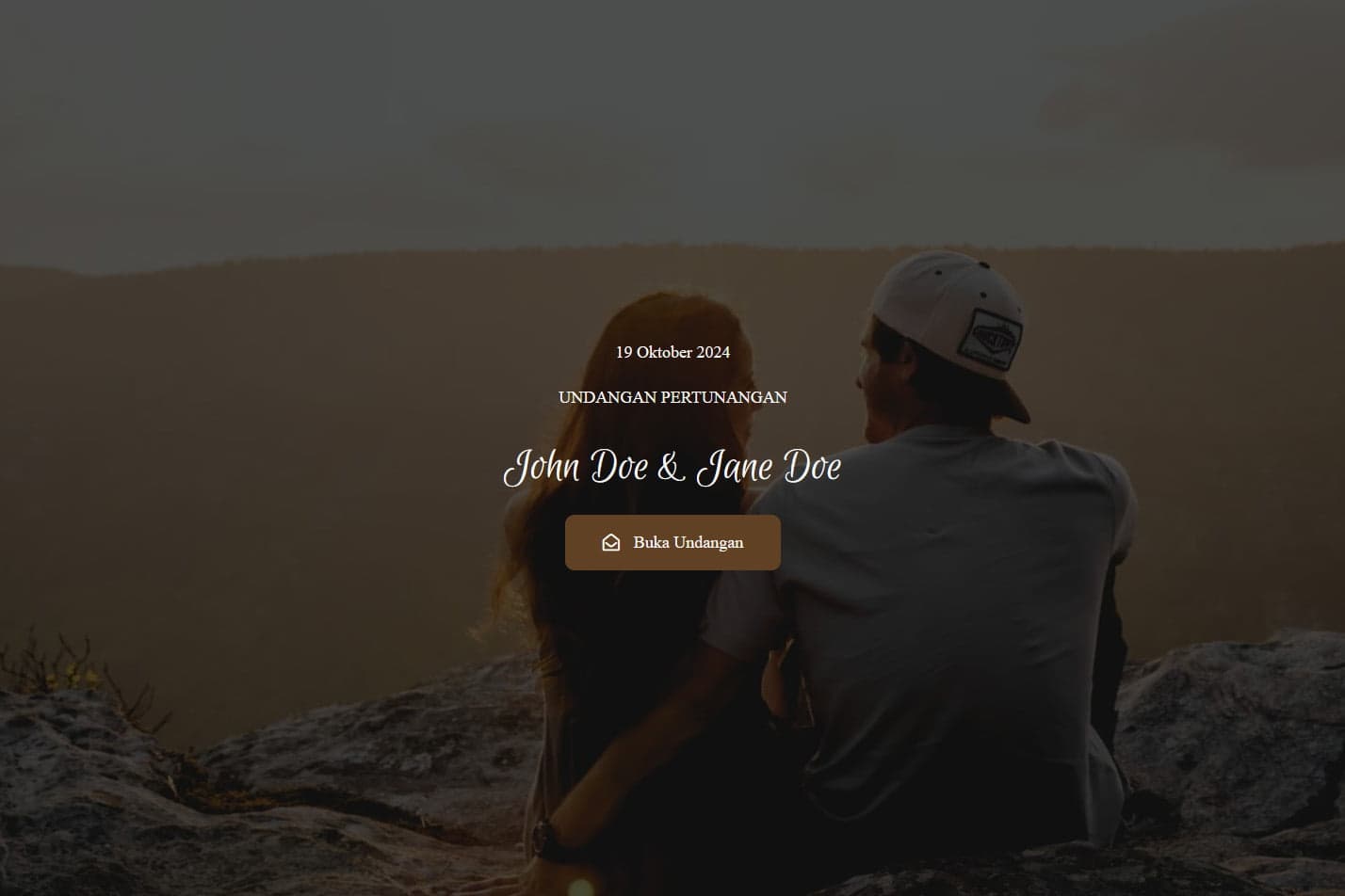 undangan pertunangan