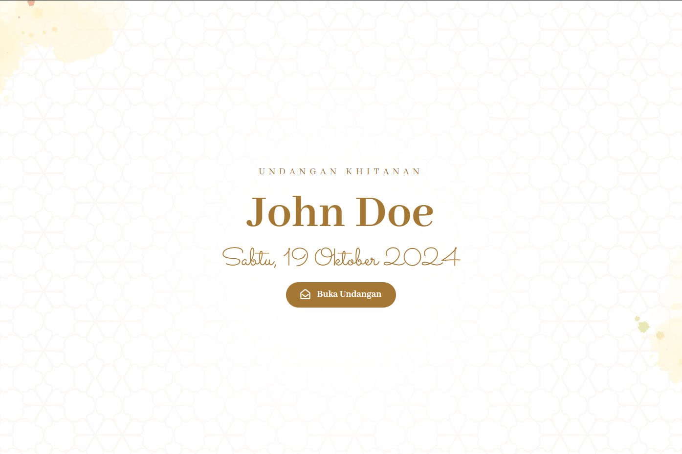 contoh undangan khitanan islami