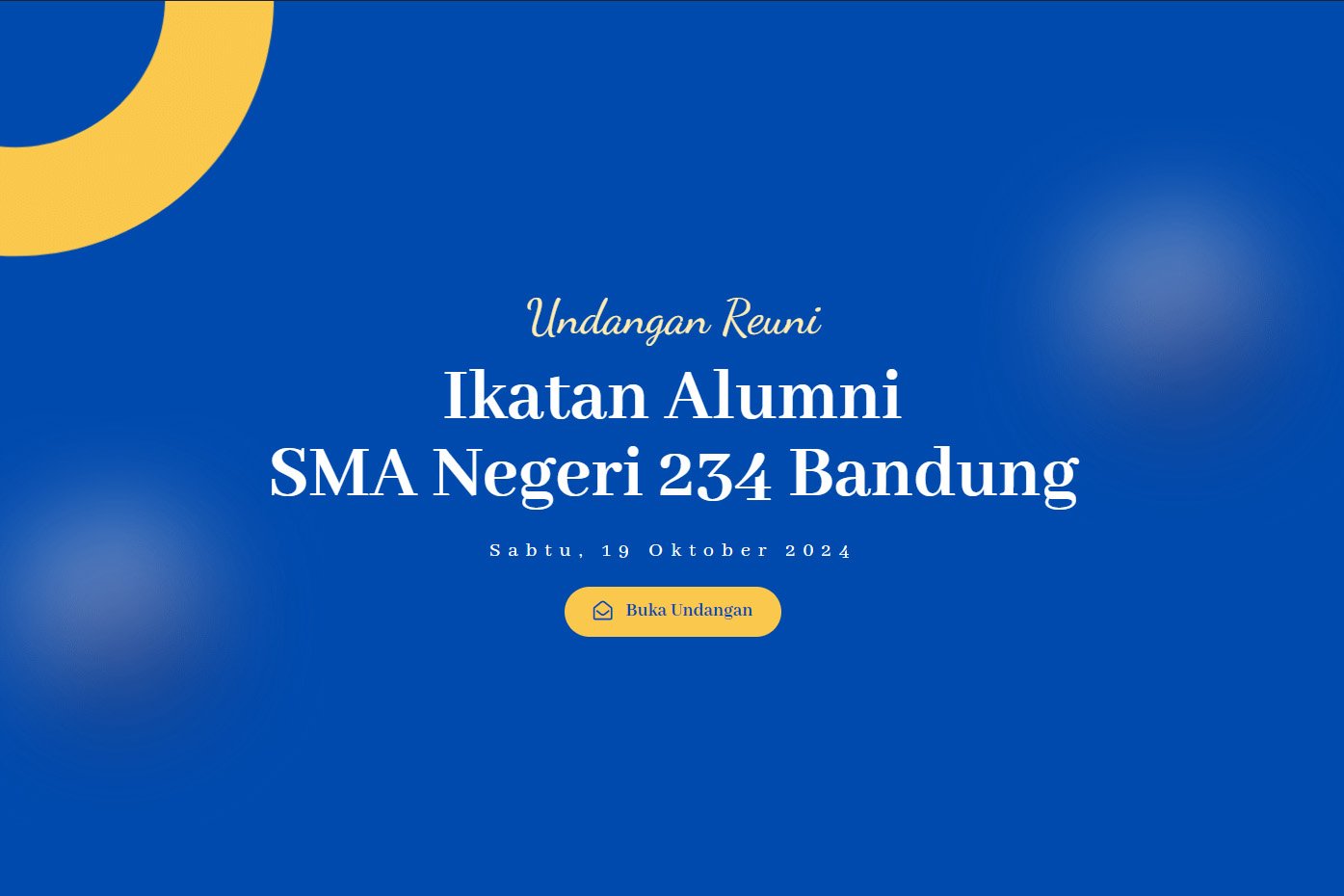 contoh undangan reuni kekinian
