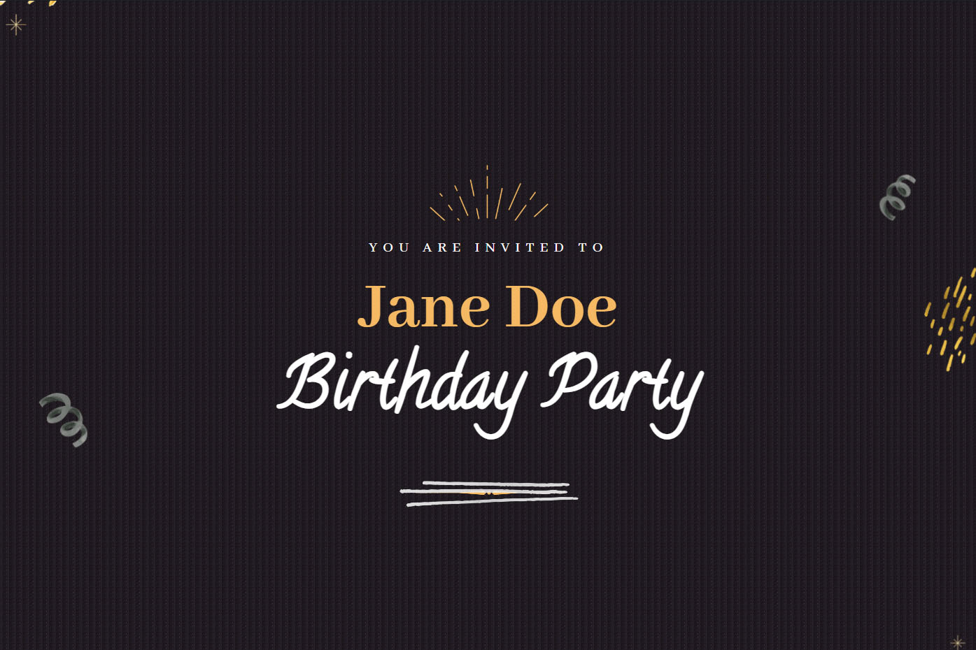 contoh undangan ulang tahun anak