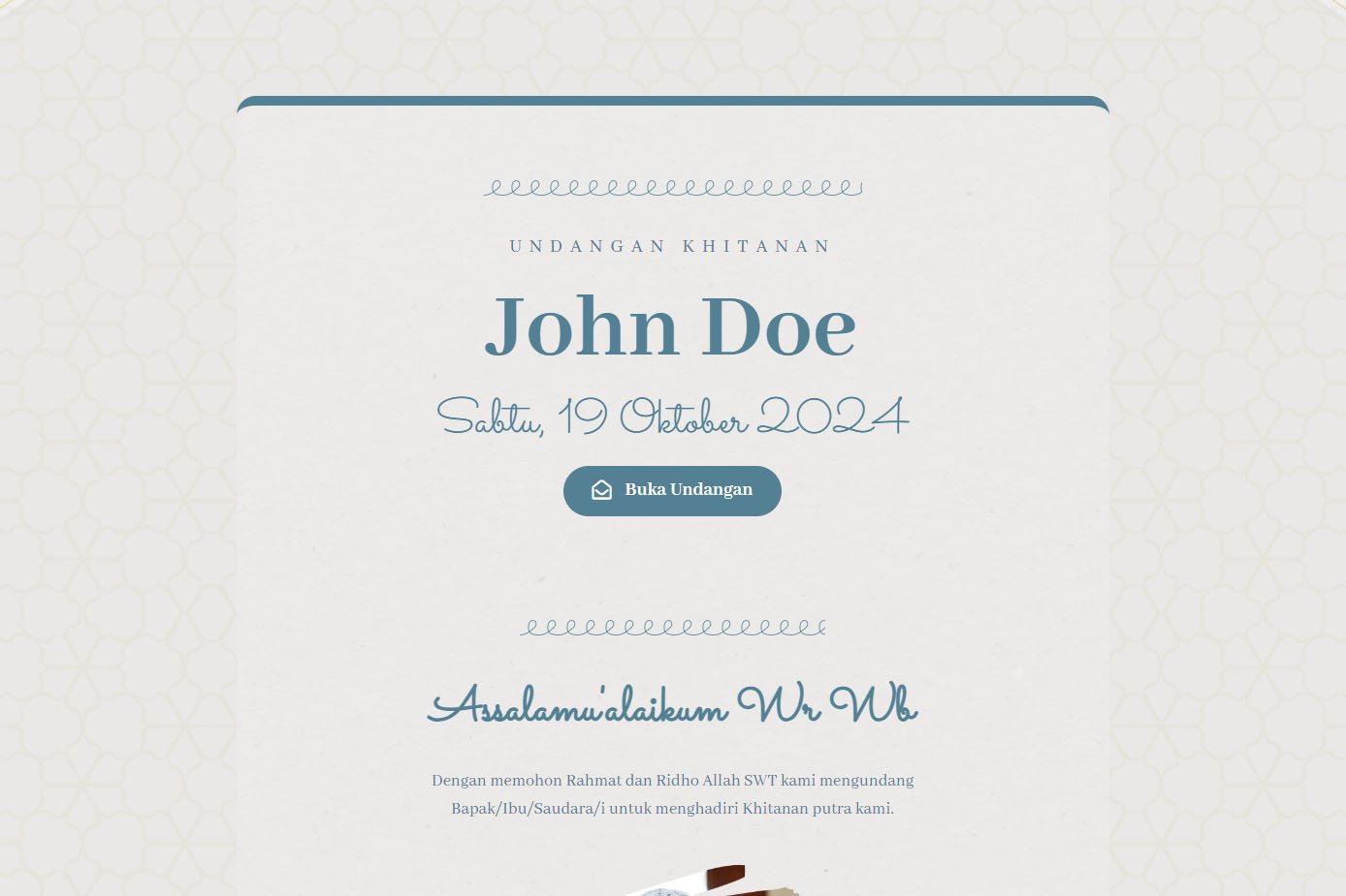 desain undangan khitanan