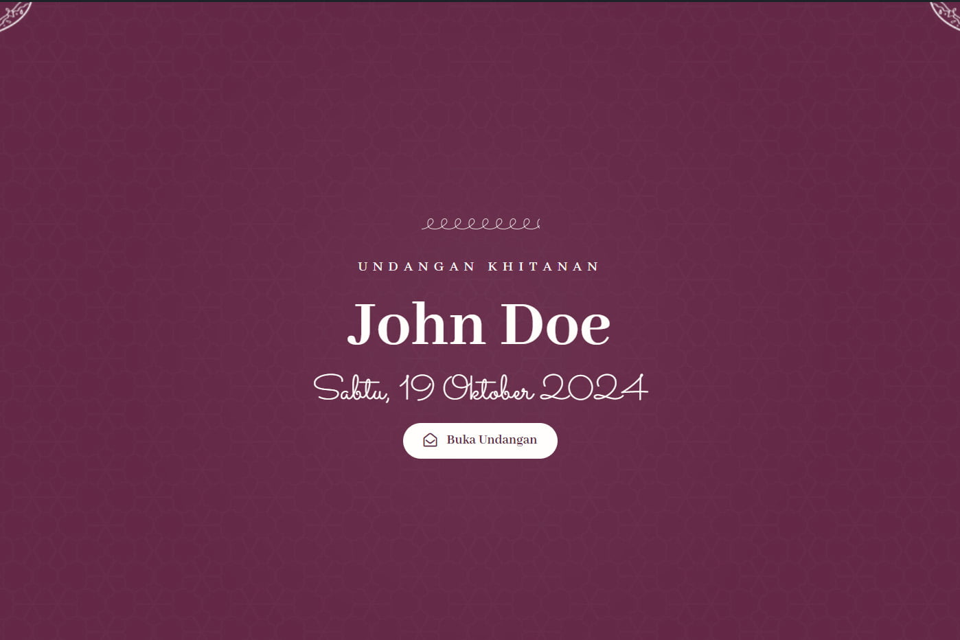 desain undangan khitanan modern