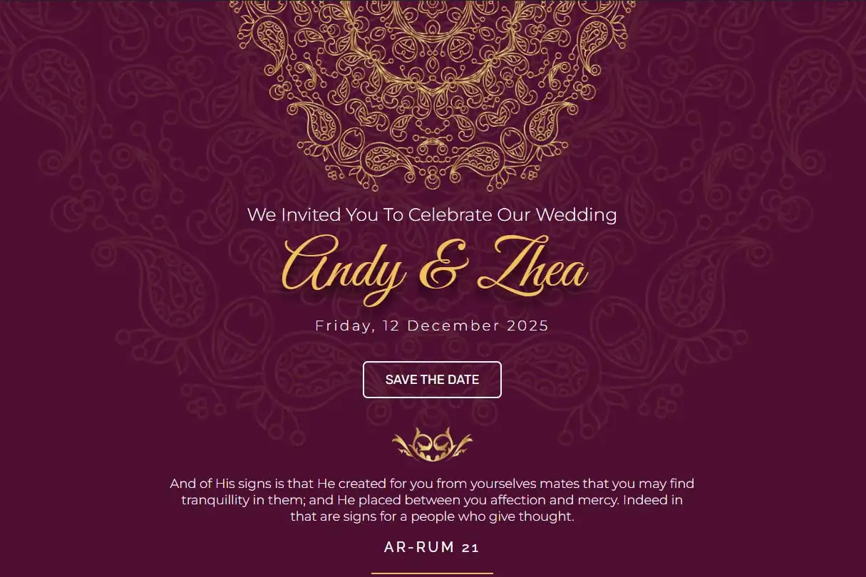 undangan digital pernikahan