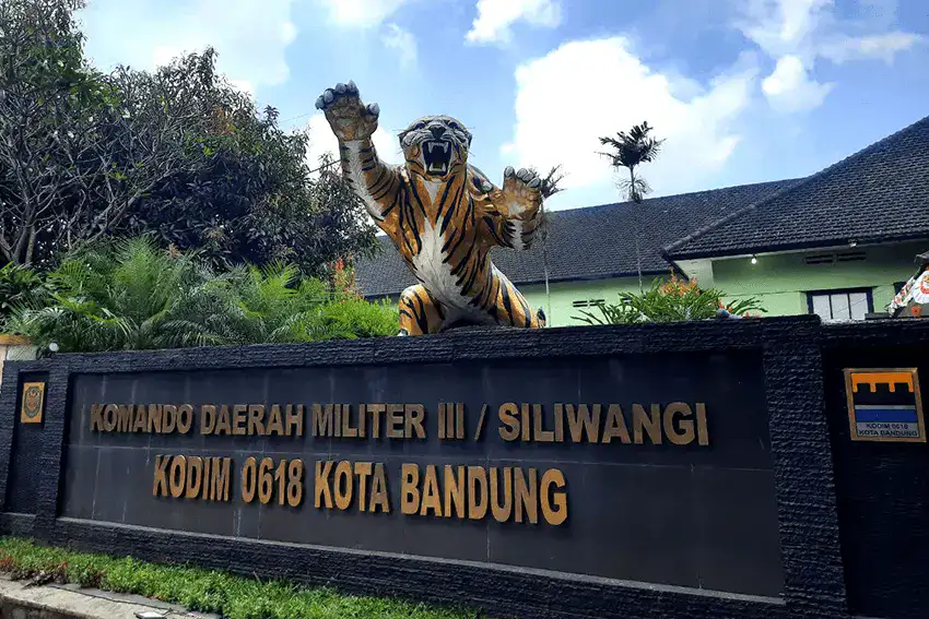 lepas sambut komandan kodim 0618 bandung